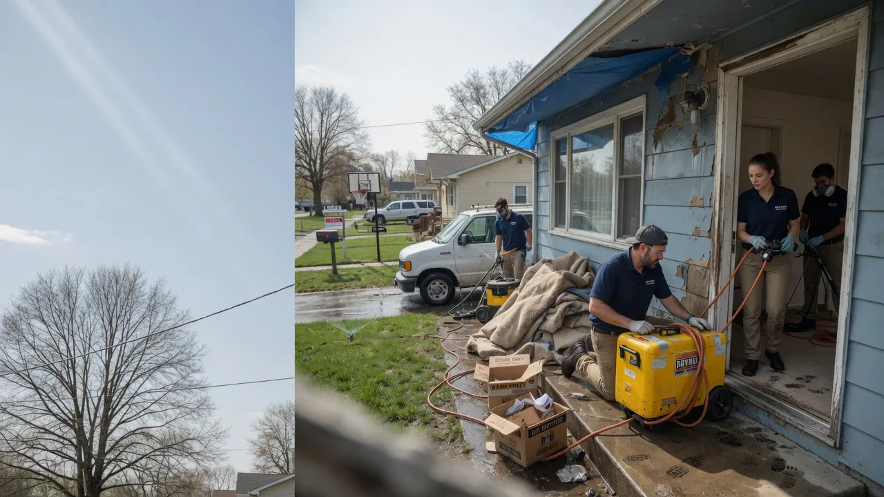 Basement Flood Cleanup in Loda, IL near me